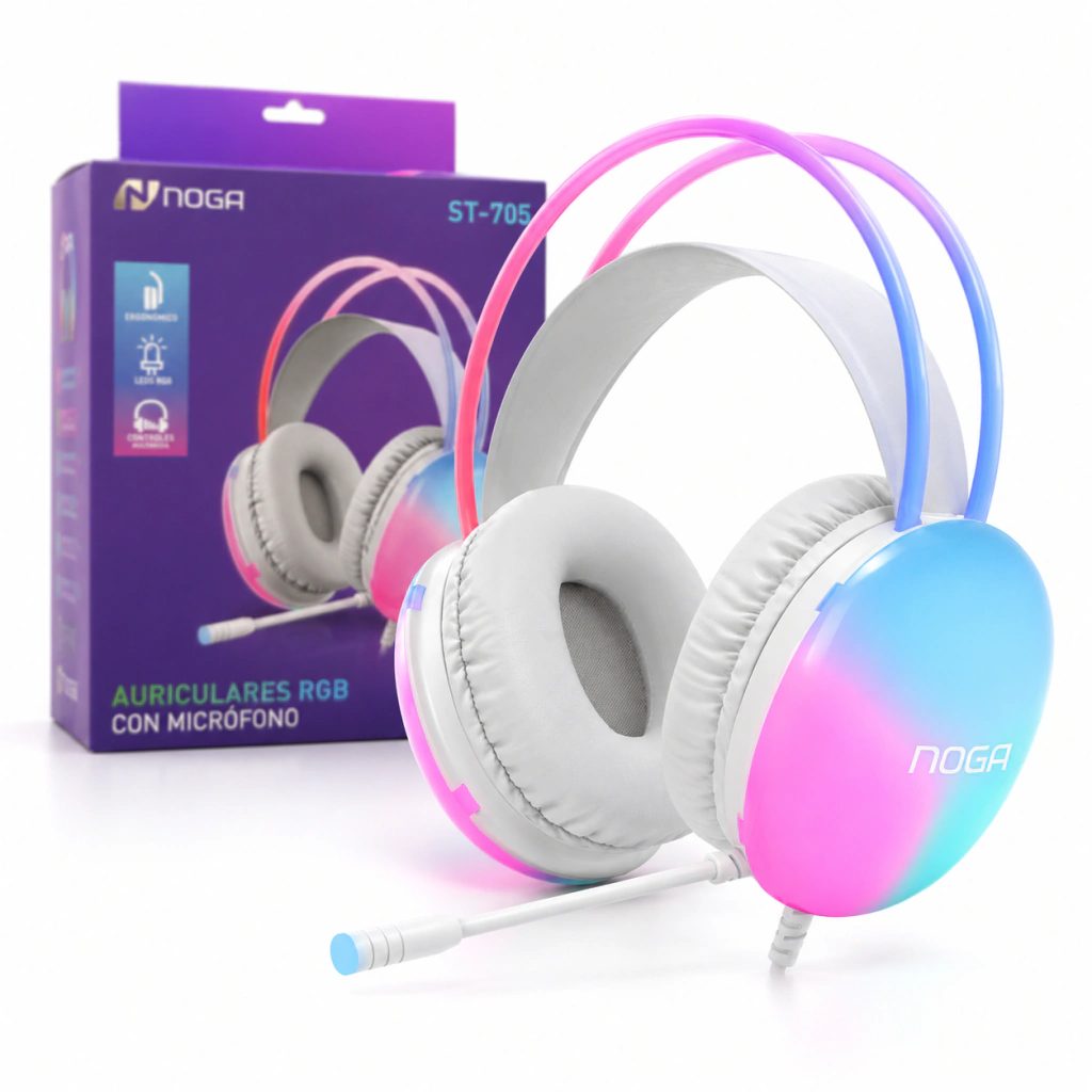 AURICULAR PC NOGA ST-705 RGB