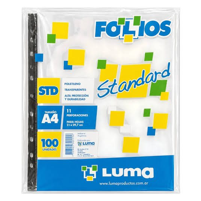 FOLIO A4 STANDARD LUMA