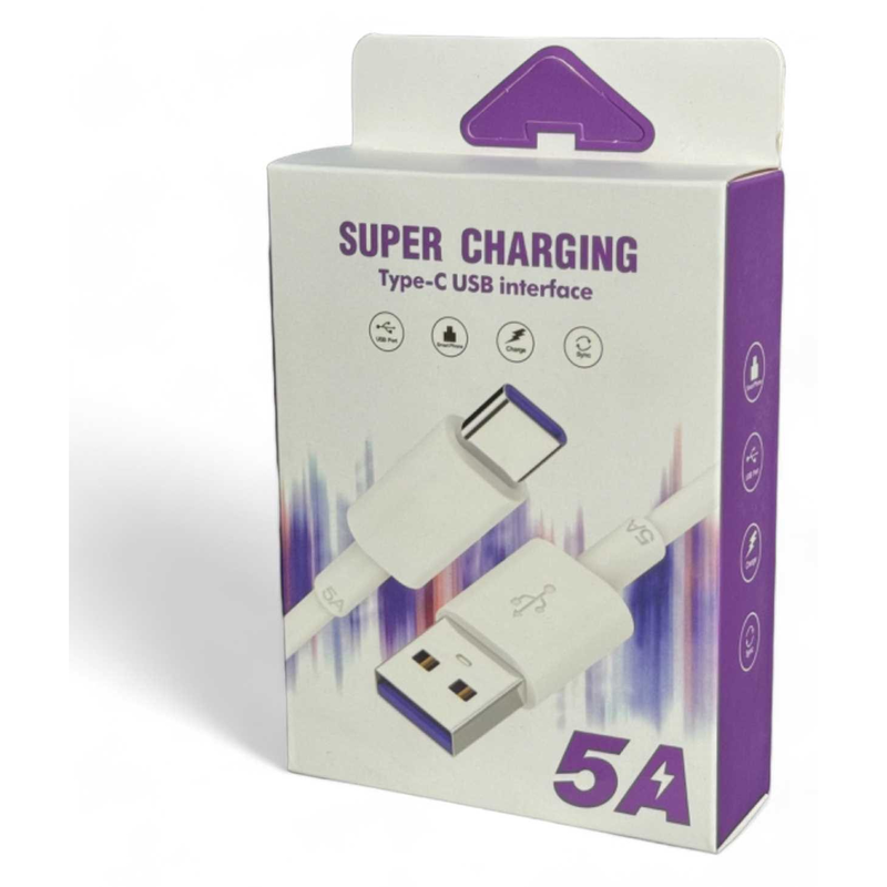 CABLE USB A USB-C 5A SUP CHAG - foto 2