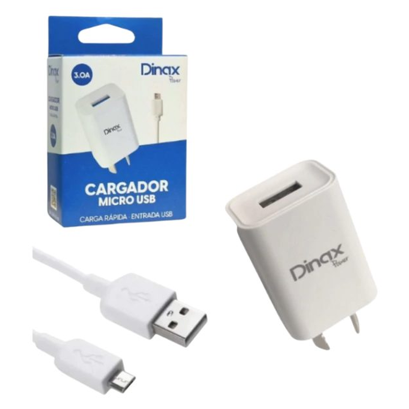 CARGADOR MICRO USB DINAX DX-CAR-3.0-V8 - foto 2