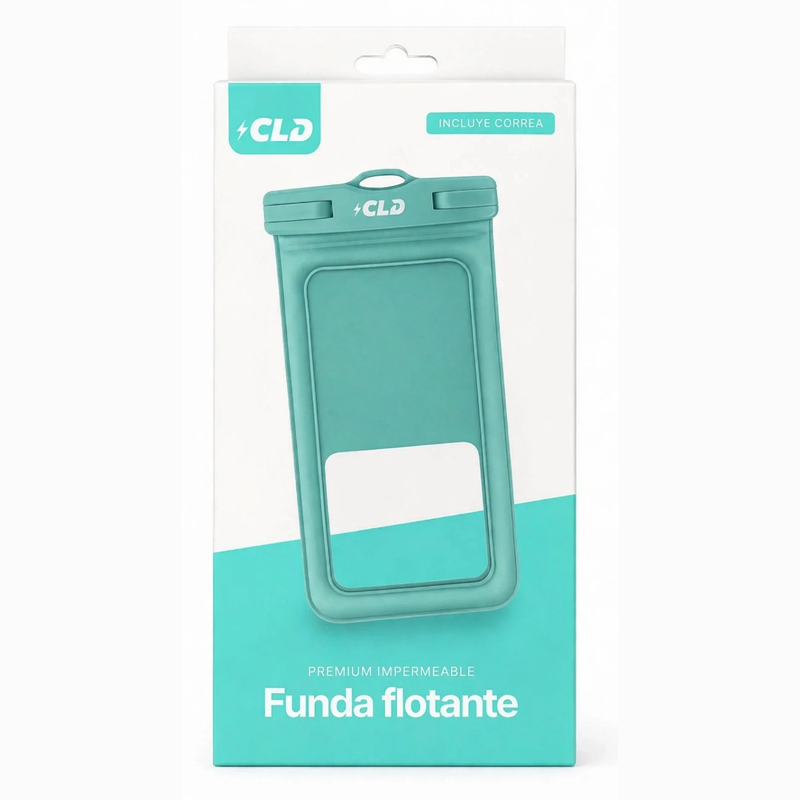 Funda sumergible protectora CLD Flotante Verde Agua