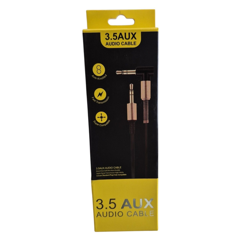 CABLE AUXILIAR 3.5MM 90° 1M - foto 3