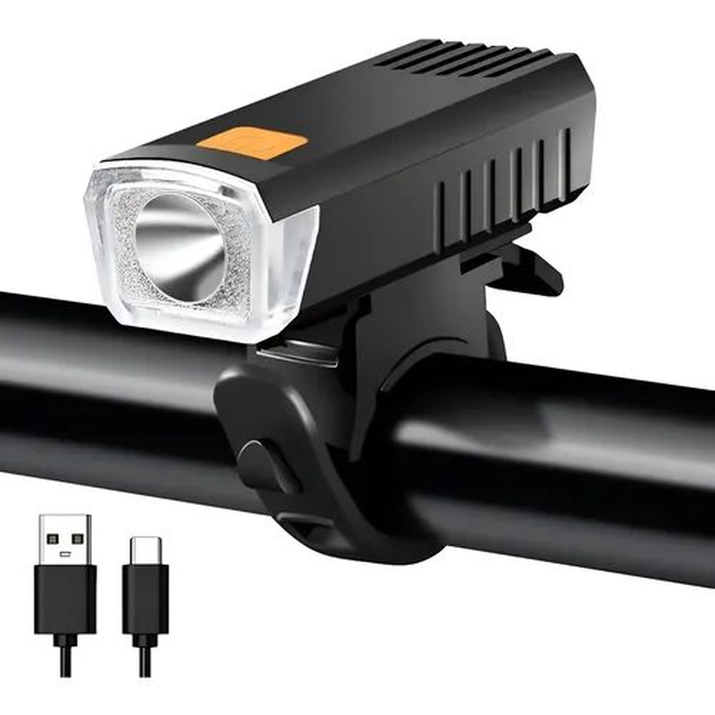 Luz delantera para Bicicleta Recargable USB