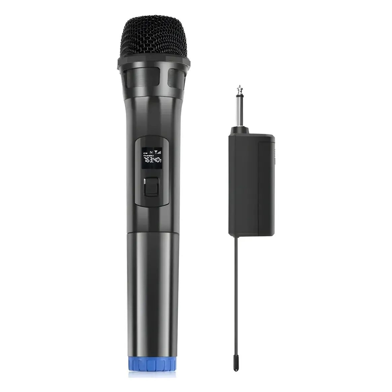 Microfonos Inalambricos Profesionales Uhf Receptor Recargable x2