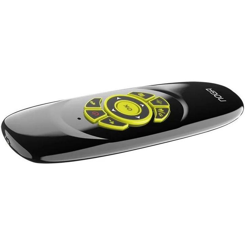 Control remoto Air Mouse Teclado Smart Tv Noga Nkb-air Rgb Android Inalambrico Color Negro
