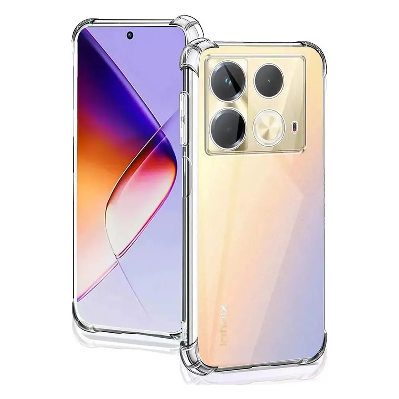 FUNDA INFINIX NOTE 40 5g PRO/PRO+ transparente anti shock tpu  reforzada - foto 2