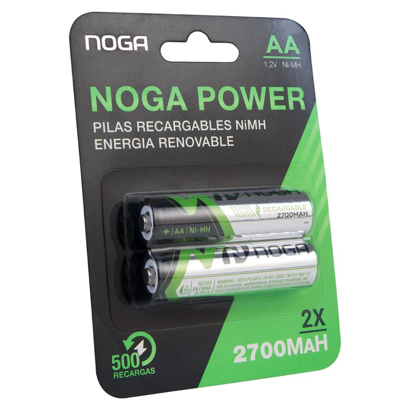 Pila AA recargable noga  x2